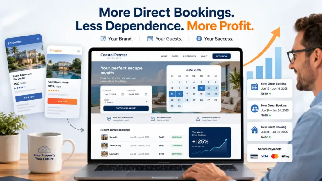 Come aumentare le prenotazioni dirette e dipendere meno da Booking e Airbnb