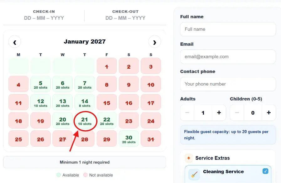 Host Domination Shared Rooms & Flexible Guest Capacity screenshot