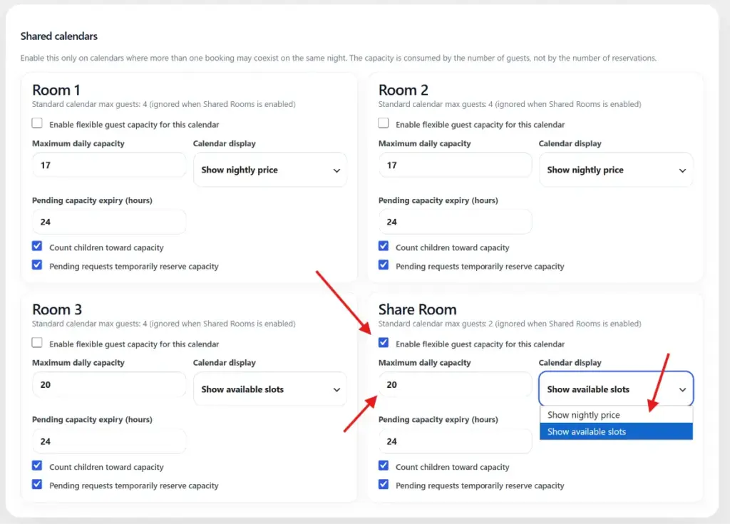 Host Domination Shared Rooms & Flexible Guest Capacity screenshot