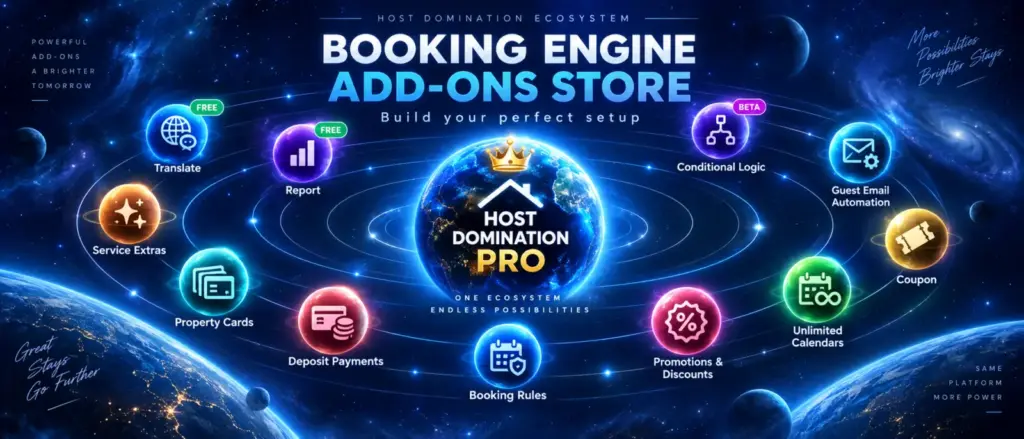 Hd booking engine add ons