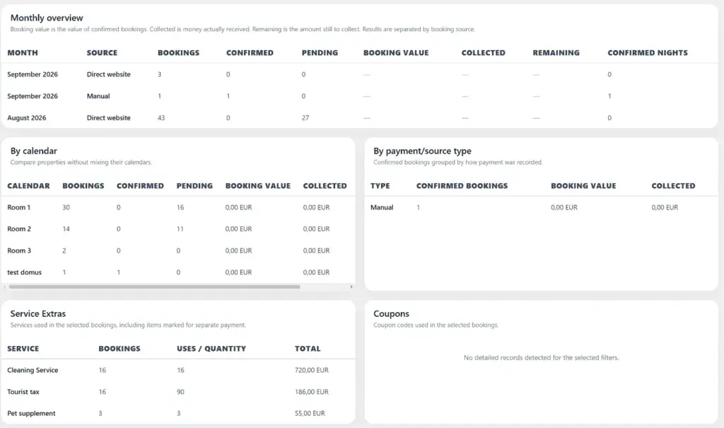 Host Domination Report - Free screenshot
