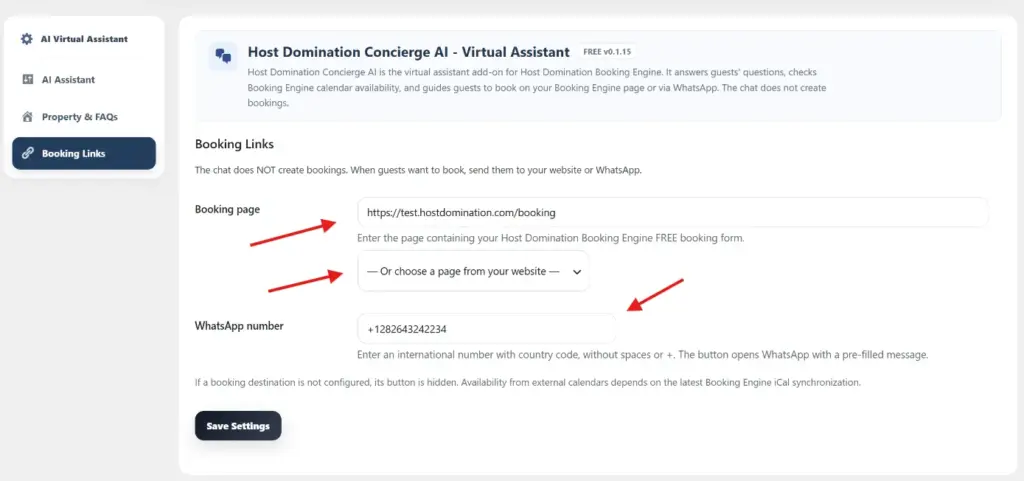 Host Domination Concierge AI - Virtual Assistant screenshot