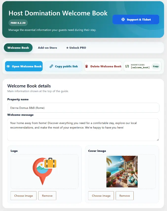 Host Domination Welcome Book - Free screenshot